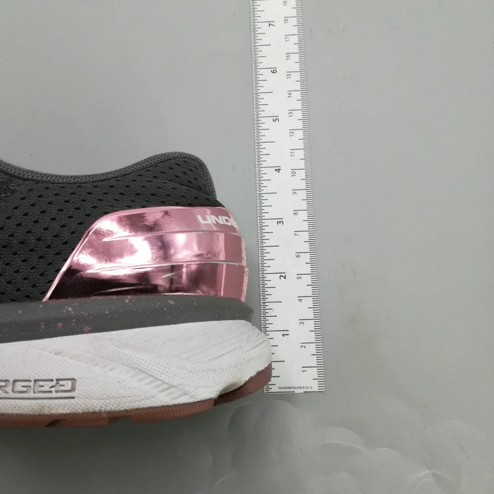 Under Armour‎ Shoes Womens Sneaker Charge Escape 2 Chrome Running Gray Pink 7.5